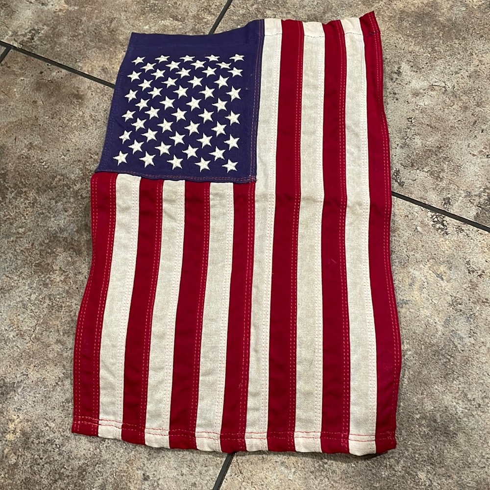 American flag made in USA embroidered stars 🇺🇸
